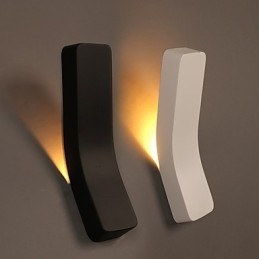 Designer Touch Decorative Contracted And Contemporary Creative Bent Wrought Iron Wall Lamp Power Lights