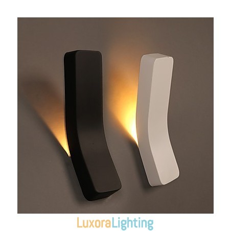 Designer Touch Decorative Contracted And Contemporary Creative Bent Wrought Iron Wall Lamp Power Lights