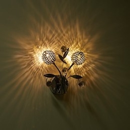 Designer Touch Decorative Wall Sconces Crystal Mini Style Modern Contemporary Metal