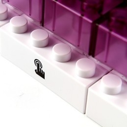 Designer Touch Decorative Creative Blocks Frame Light Colored Cute Little Gifts Wall Lamp Belt Hook Lights