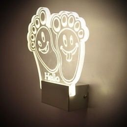 Designer Touch Decorative Acrylic Wall Lamp PVC Lamp Light Chip Modern Contemporary Metal