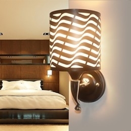 Designer Touch Decorative Wrought Iron Sheepskin Modern Wall Lamp Lights