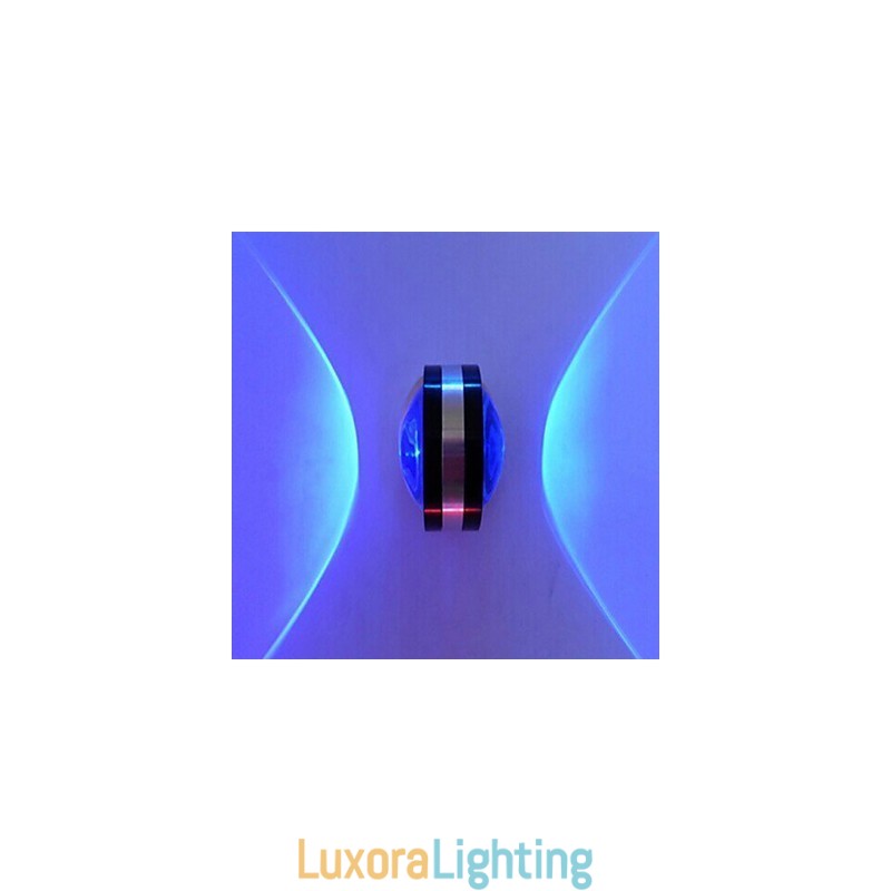 Designer Touch Decorative Stair Lights Double Sided Aluminum Wall Sconces Modern Contemporary Metal