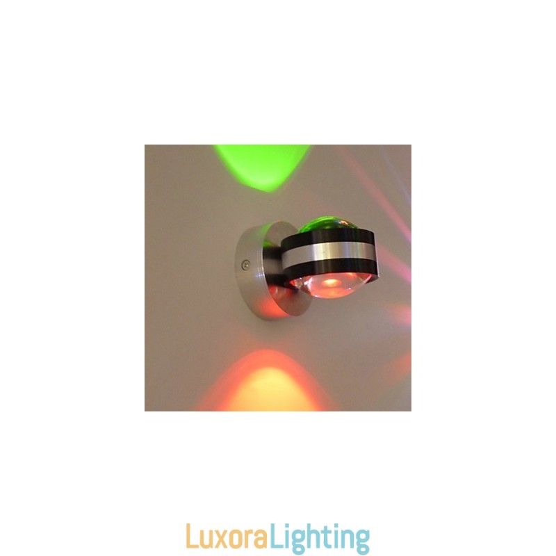 Designer Touch Decorative Stair Lights Double Sided Aluminum Wall Sconces Modern Contemporary Metal