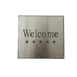 Designer Touch Decorative The Hotel Market Welcome Indicator Light Lamp Creative Bar Model Wall Sconces Metal