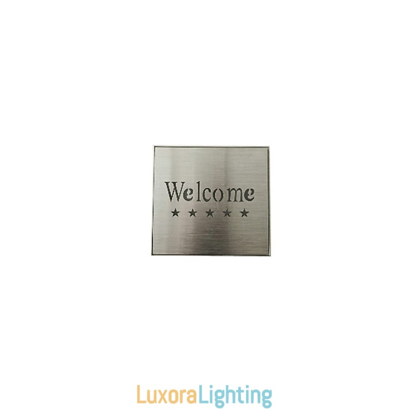 Designer Touch Decorative The Hotel Market Welcome Indicator Light Lamp Creative Bar Model Wall Sconces Metal
