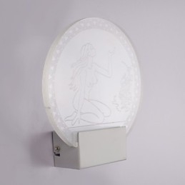 Designer Touch Decorative Acrylic Wall Lamp PVC Lamp Light Chip Modern Contemporary Metal 5W