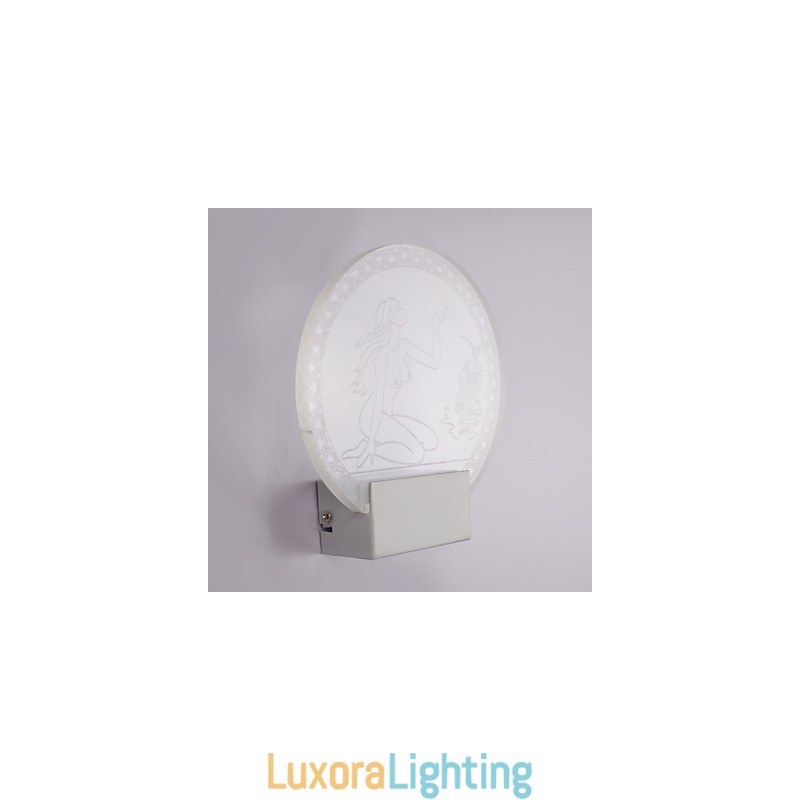 Designer Touch Decorative Acrylic Wall Lamp PVC Lamp Light Chip Modern Contemporary Metal 5W