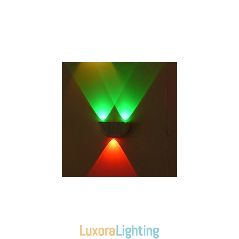 Designer Touch Decorative Half A Circle Wall Sconces Modern Contemporary Metal