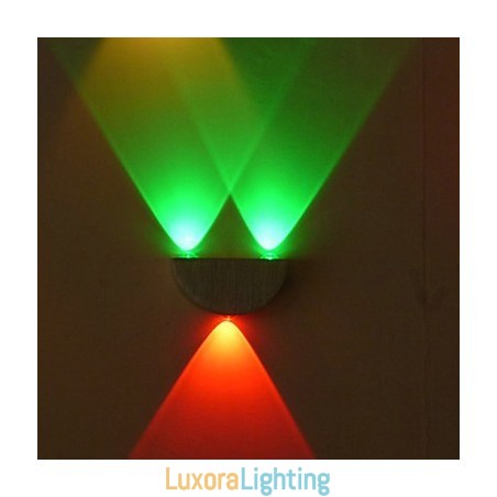 Designer Touch Decorative Half A Circle Wall Sconces Modern Contemporary Metal