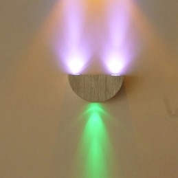 Designer Touch Decorative Half A Circle Wall Sconces Modern Contemporary Metal