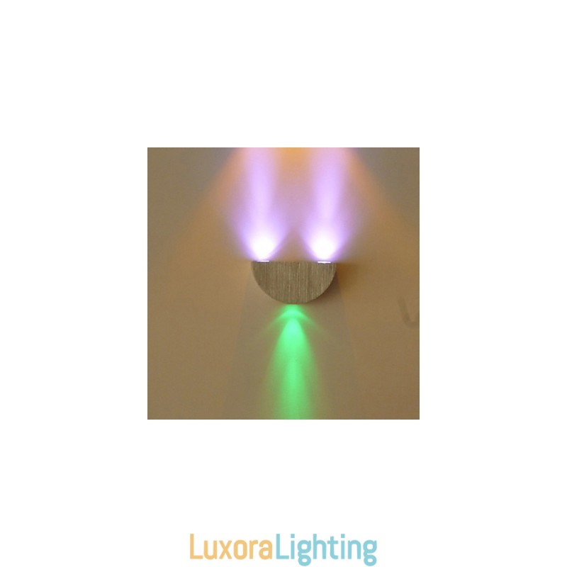 Designer Touch Decorative Half A Circle Wall Sconces Modern Contemporary Metal