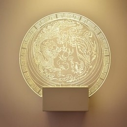 Designer Touch Decorative Wall Sconces PVC Lamp Light Modern Contemporary Metal