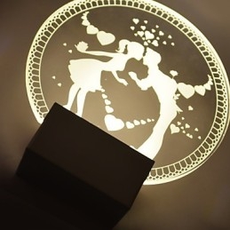 Designer Touch Decorative Acrylic Wall Lamp PVC Lamp Light Modern Contemporary Metal