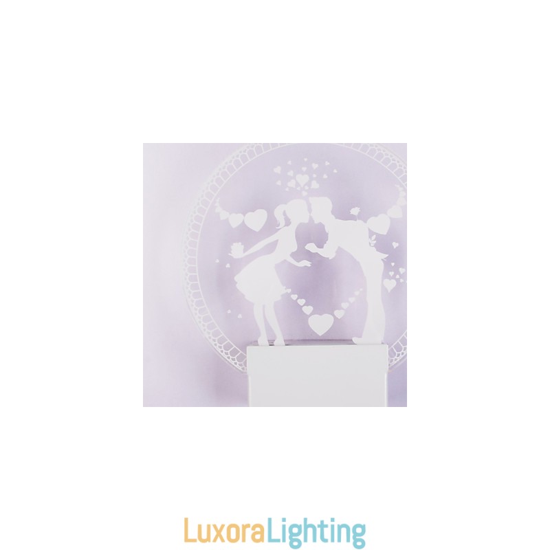 Designer Touch Decorative Acrylic Wall Lamp PVC Lamp Light Modern Contemporary Metal