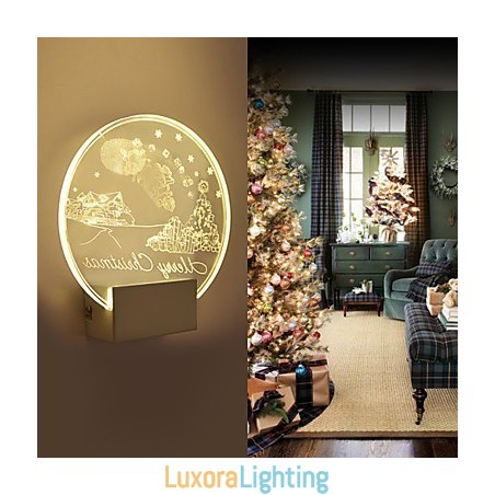 Designer Touch Decorative Acrylic Wall Lamp PVC Lamp Light Modern Contemporary Metal