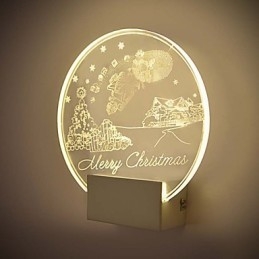 Designer Touch Decorative Acrylic Wall Lamp PVC Lamp Light Modern Contemporary Metal