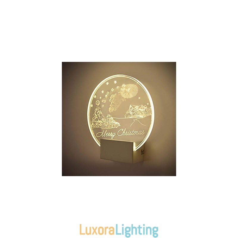 Designer Touch Decorative Acrylic Wall Lamp PVC Lamp Light Modern Contemporary Metal