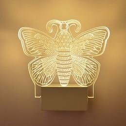 Designer Touch Decorative Acrylic Wall Lamp PVC Lamp Light Modern Contemporary Metal