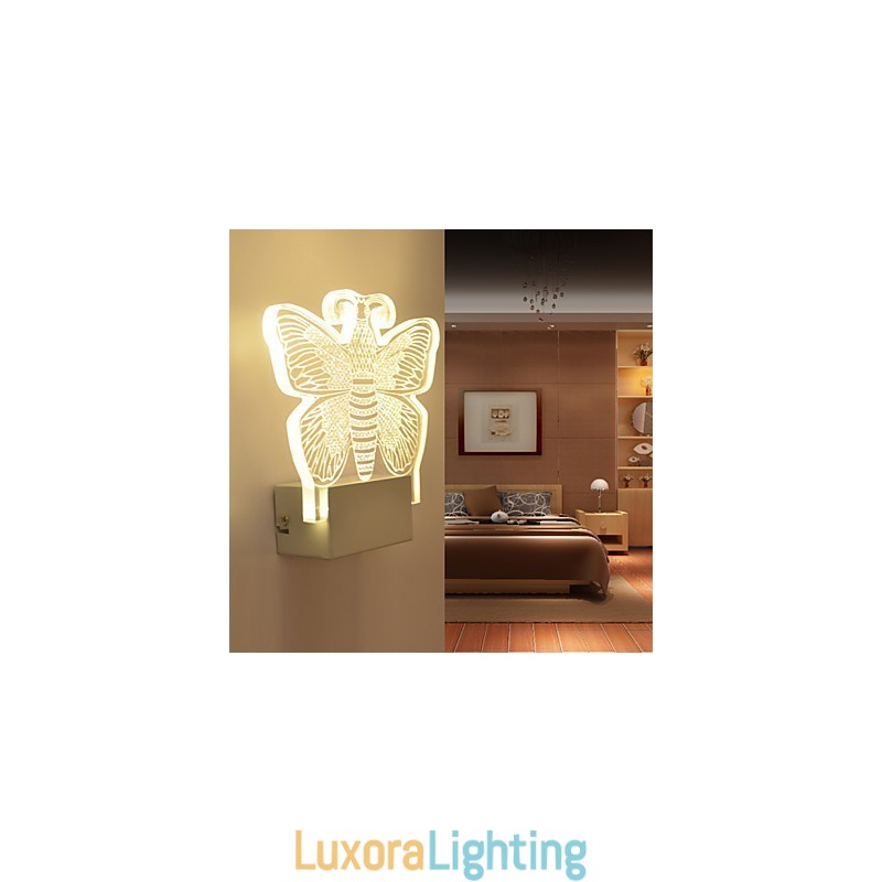 Designer Touch Decorative Acrylic Wall Lamp PVC Lamp Light Modern Contemporary Metal