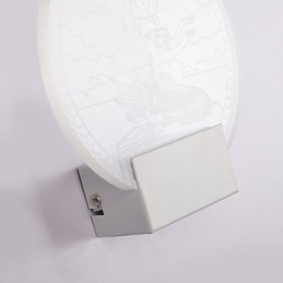 Designer Touch Decorative Acrylic Wall Lamp PVC Lamp Light Modern Contemporary Metal