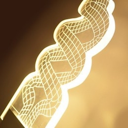 Designer Touch Decorative Acrylic Wall Lamp PVC Lamp Light Chip Modern Contemporary Metal