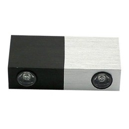 Designer Touch Decorative Modern Wall Light with Half Silver Half Black Chic Design Cubic Body 2 s