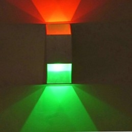 Designer Touch Decorative Double Trapezoidal Creative Bar Model Wall Sconces Modern Contemporary Metal