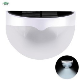 Designer Touch Decorative Solar Powered Waterproof IP55 Lamp White + Black