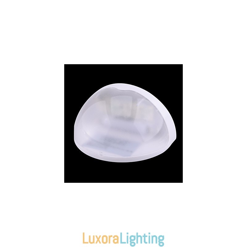 Designer Touch Decorative Solar Powered Waterproof IP55 Lamp White + Black