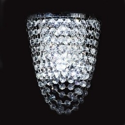 Designer Touch Decorative Crystal Flush Mount wall Lights Modern Contemporary Metal