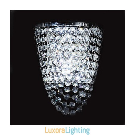 Designer Touch Decorative Crystal Flush Mount wall Lights Modern Contemporary Metal