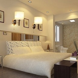 Designer Touch Decorative Stylish Metal and Fabric Wall Light with 1 Light in White Cylinder Feature