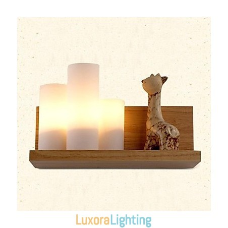 Designer Touch Decorative Wall Lamp Three Lights and Glass