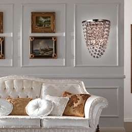 Designer Touch Decorative Crystal Wall Washers Modern Metal