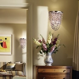 Designer Touch Decorative Crystal Wall Washers Modern Metal