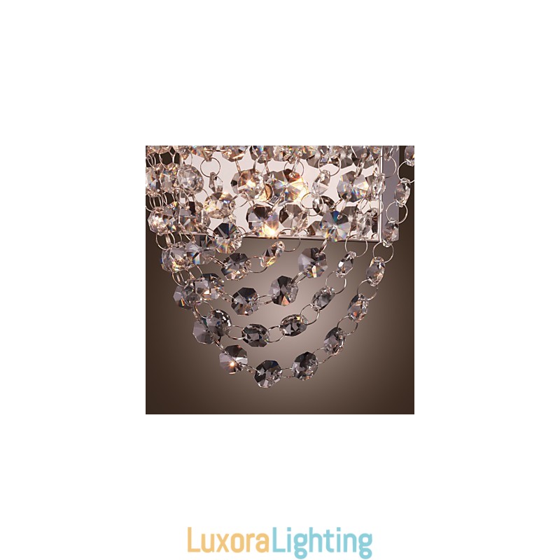 Designer Touch Decorative Crystal Wall Washers Modern Metal