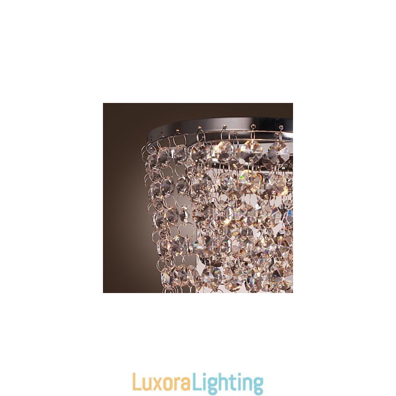 Designer Touch Decorative Crystal Wall Washers Modern Metal