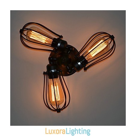 Designer Touch Decorative Mini Style Wall Sconces Rustic Lodge Metal