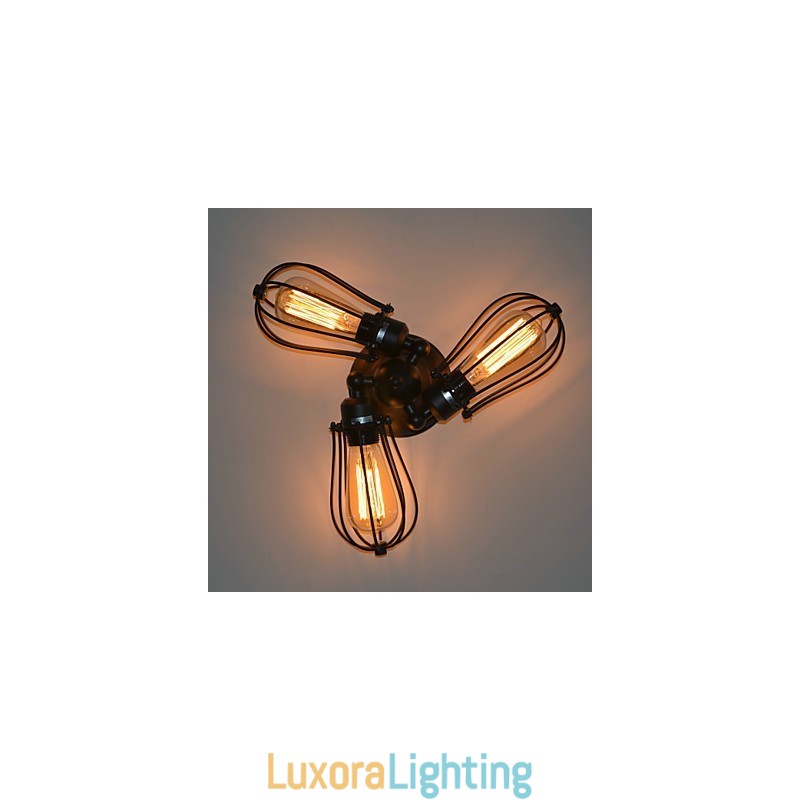 Designer Touch Decorative Mini Style Wall Sconces Rustic Lodge Metal