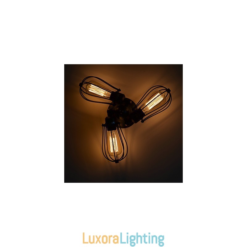 Designer Touch Decorative Mini Style Wall Sconces Rustic Lodge Metal