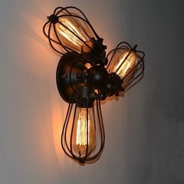 Designer Touch Decorative Mini Style Wall Sconces Rustic Lodge Metal