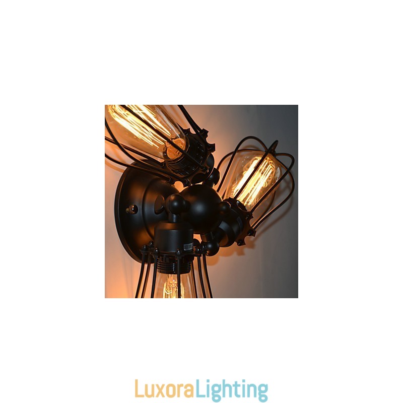 Designer Touch Decorative Mini Style Wall Sconces Rustic Lodge Metal