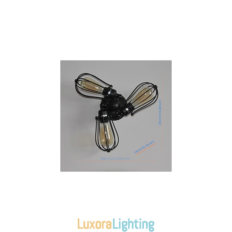 Designer Touch Decorative Mini Style Wall Sconces Rustic Lodge Metal