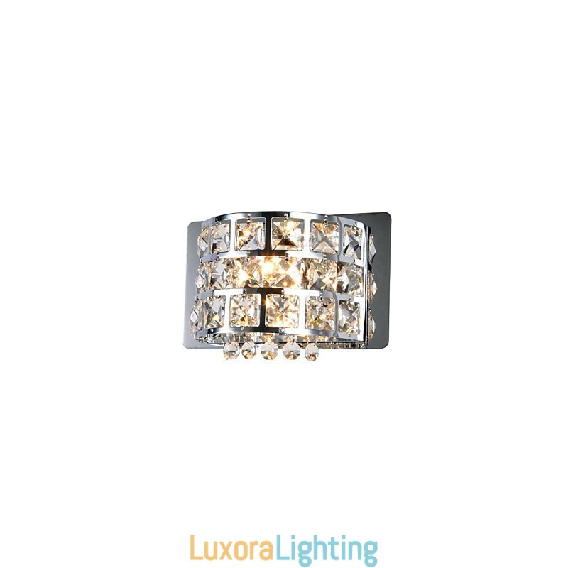 Designer Touch Decorative Crystal Flush Mount wall Lights Modern Contemporary G4 Metal