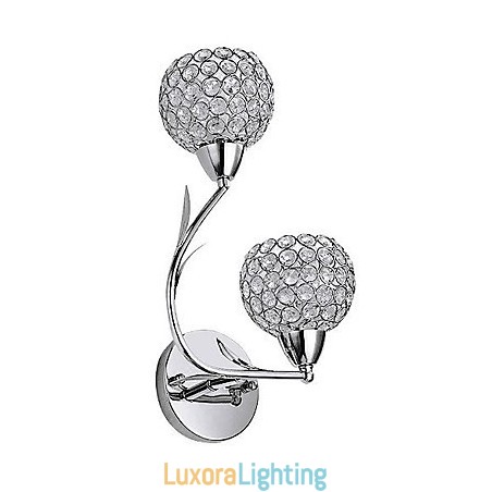 Designer Touch Decorative Crystal Wall Sconces Modern Contemporary Metal