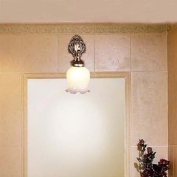 Designer Touch Decorative Bathroom Wall Light 1 Light Classic Metal Glass Painting