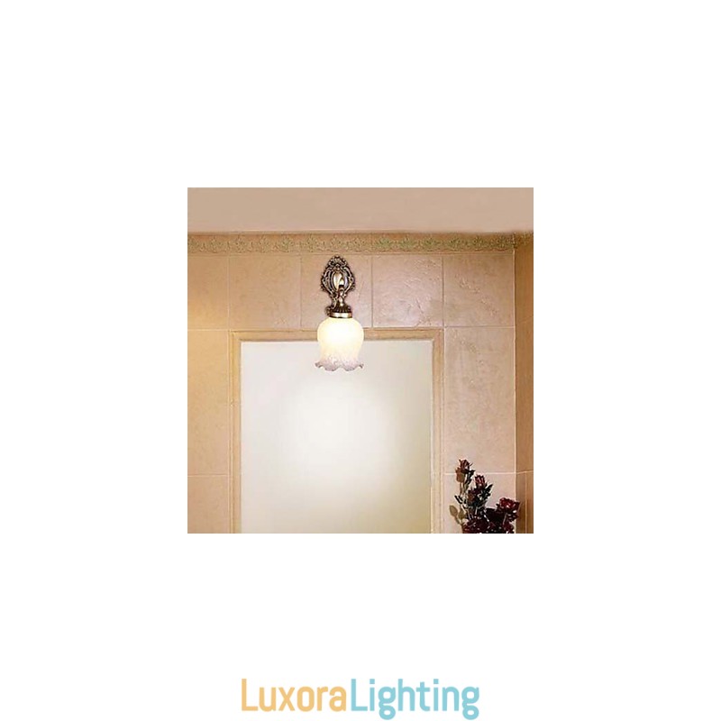 Designer Touch Decorative Bathroom Wall Light 1 Light Classic Metal Glass Painting