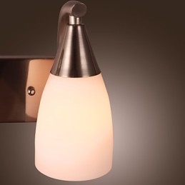 Designer Touch Decorative 2 Light Wall Light in White Shade