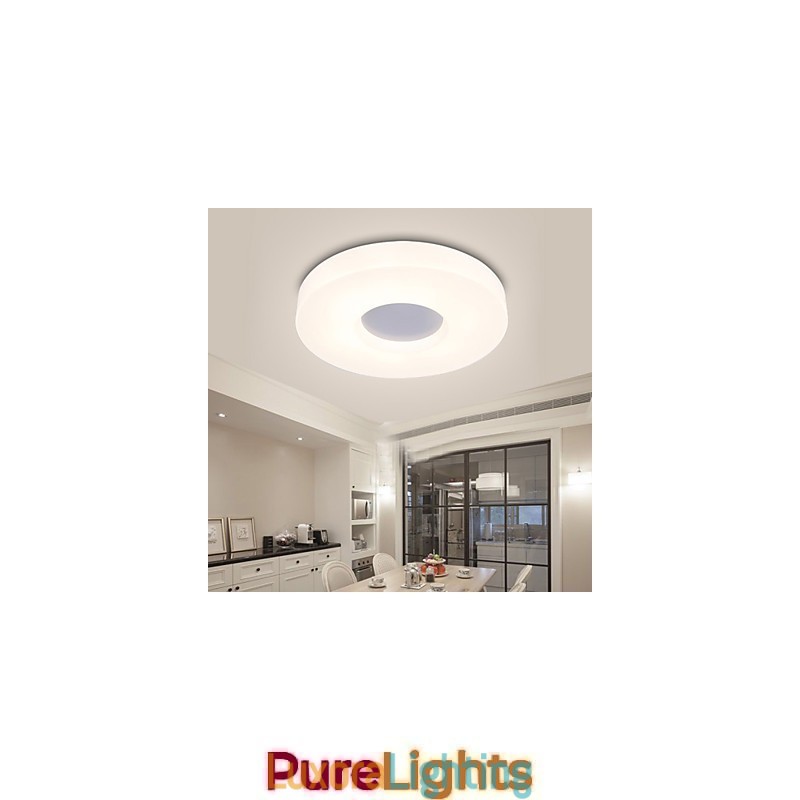 Designer Touch Decorative Round Ceiling Lights Flush Mount Modern Contemporary Metal